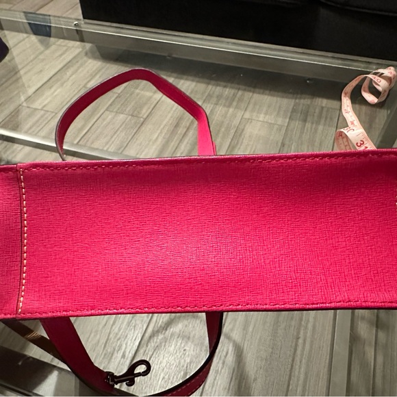 Dooney and Bourke Small Fuchsia Flap bag - Picture 13 of 15